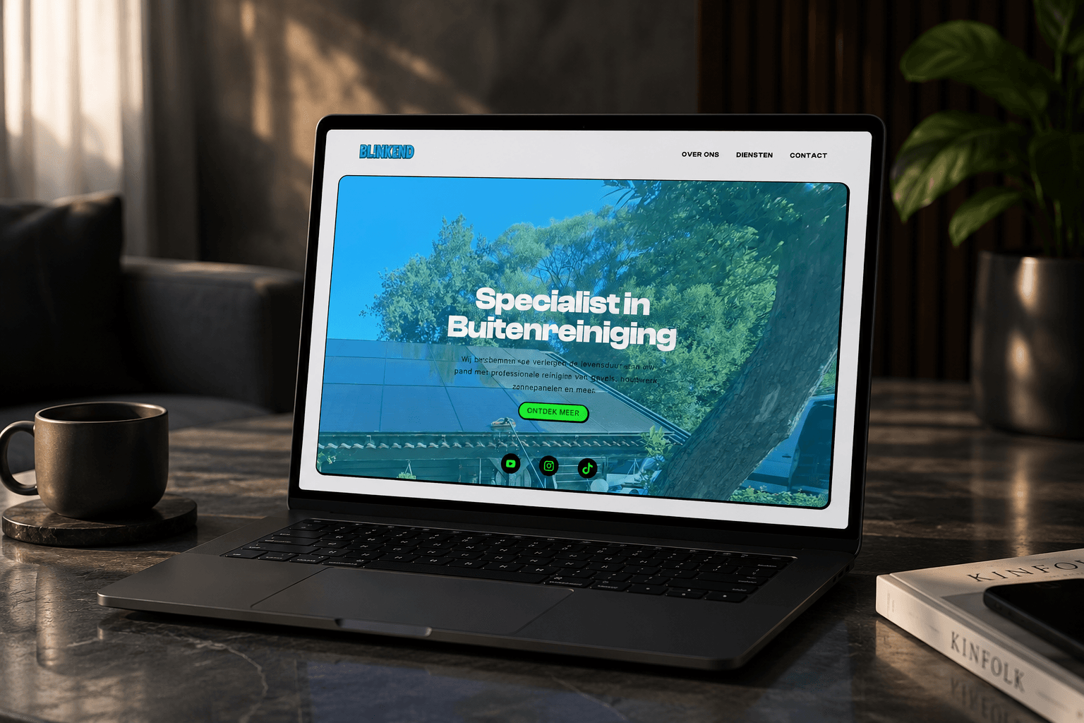 Blinkend homepage