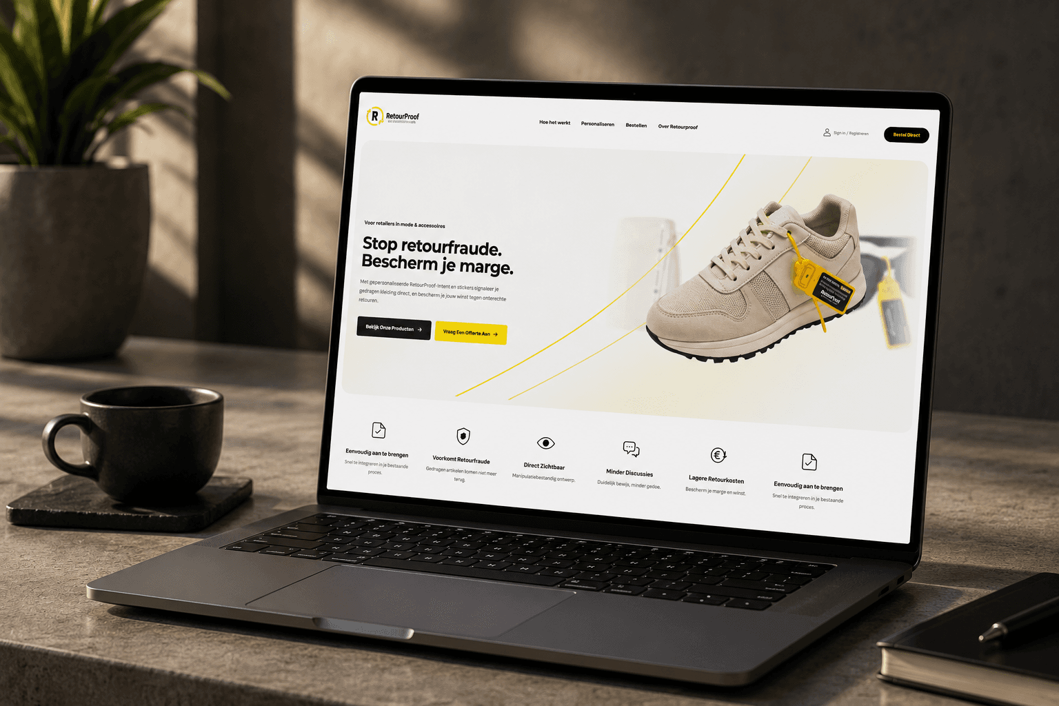 RetourProof homepage